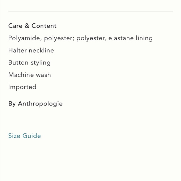 NWT Anthropologie lace halter in size large - Picture 3 of 8